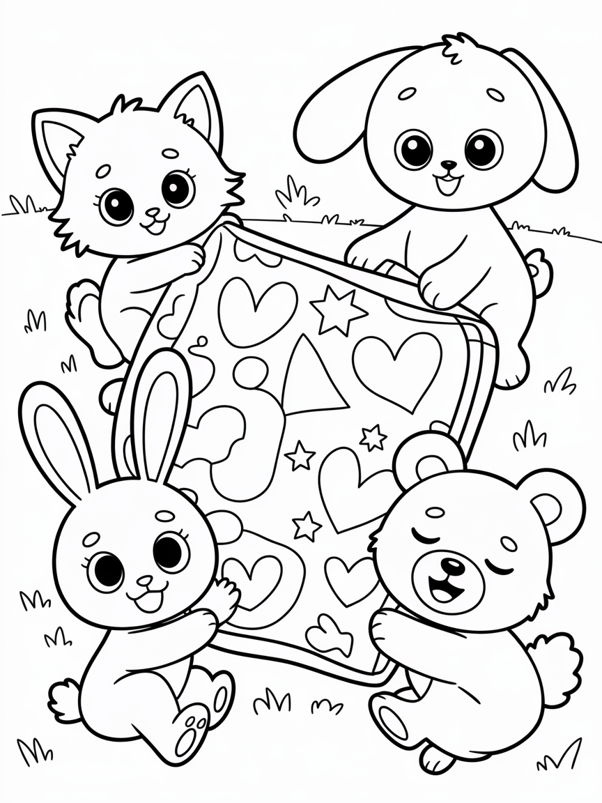 Anime/Manga Style theme coloring pages - Free Coloring Page