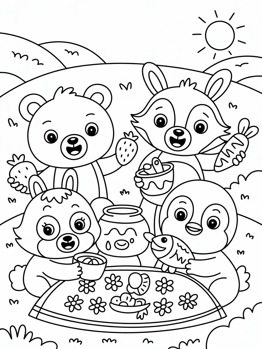activity page - Free Coloring Page