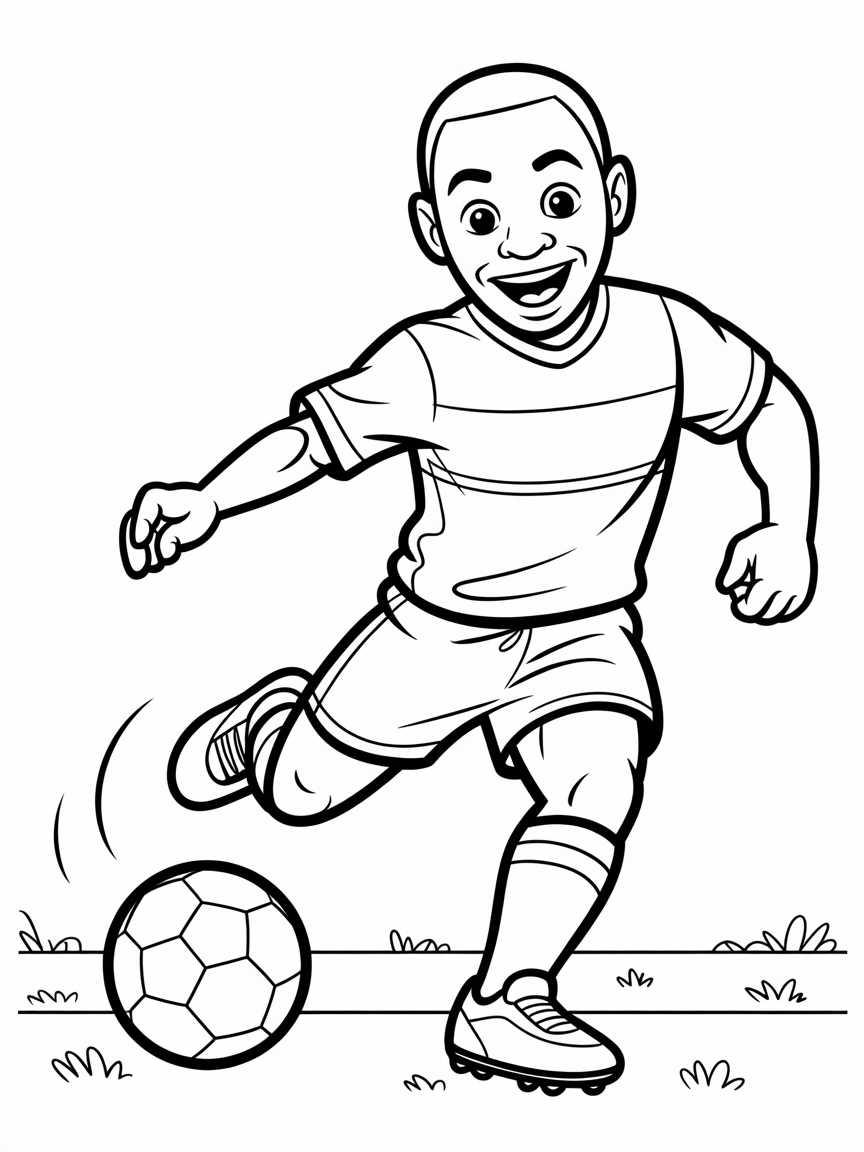 thierry henry - Free Coloring Page