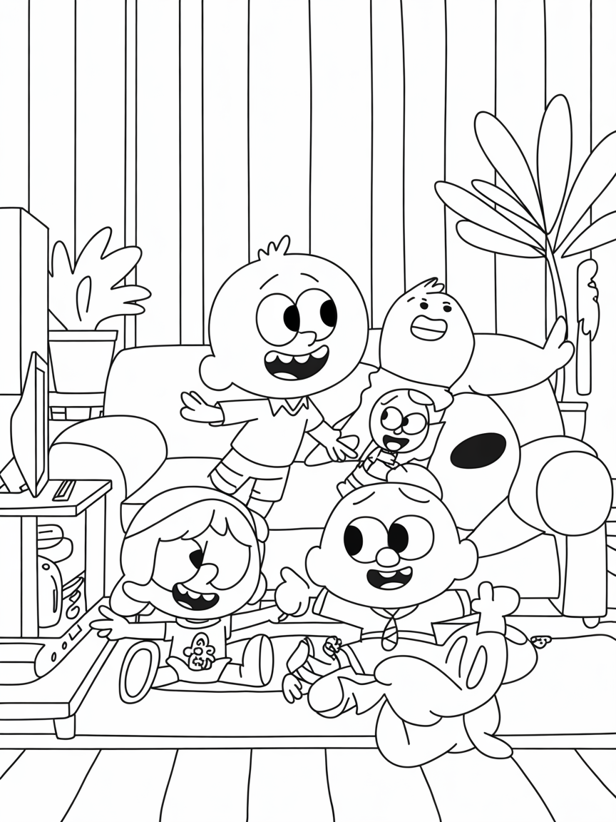 the wold of gumball - Free Coloring Page