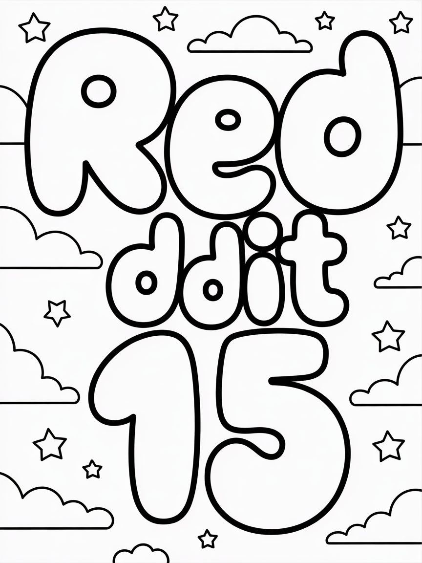 REDDIT15 - Free Coloring Page