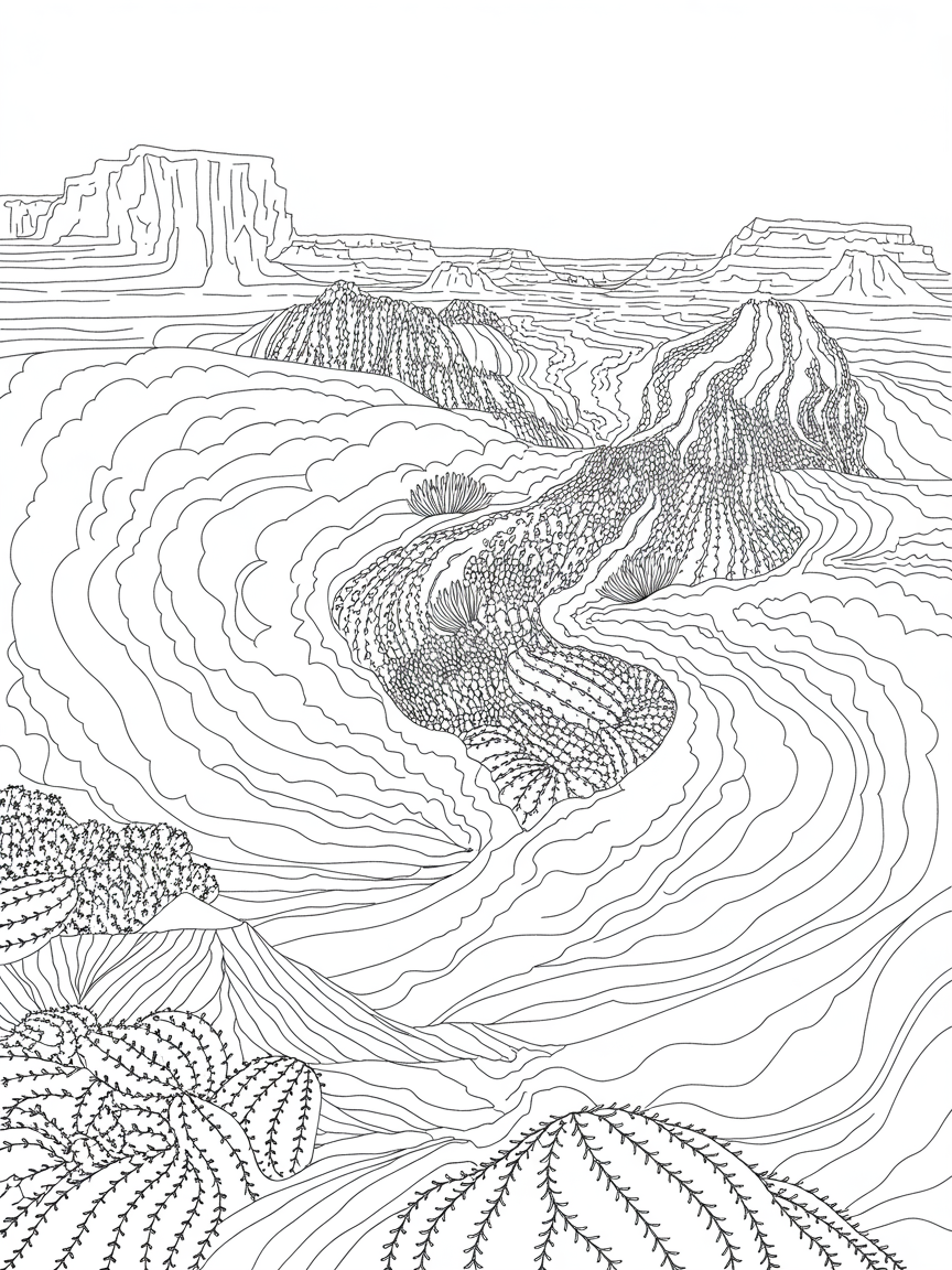 Dust - Free Coloring Page