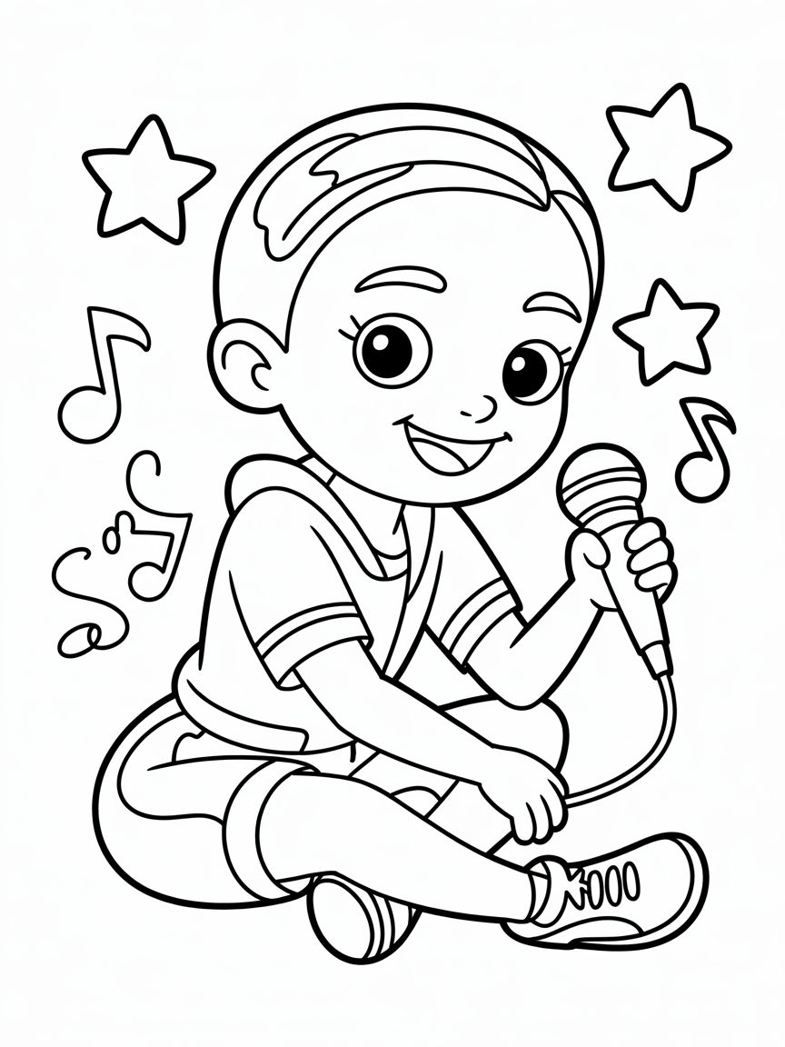Olivia rodrigo - Free Coloring Page