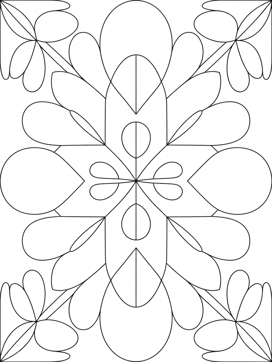 MandalAa - Free Coloring Page