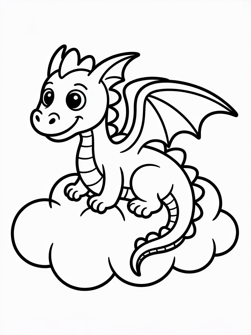 Fantasy - Free Coloring Page