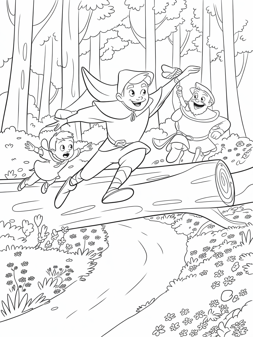 Disney's robin hood - Free Coloring Page