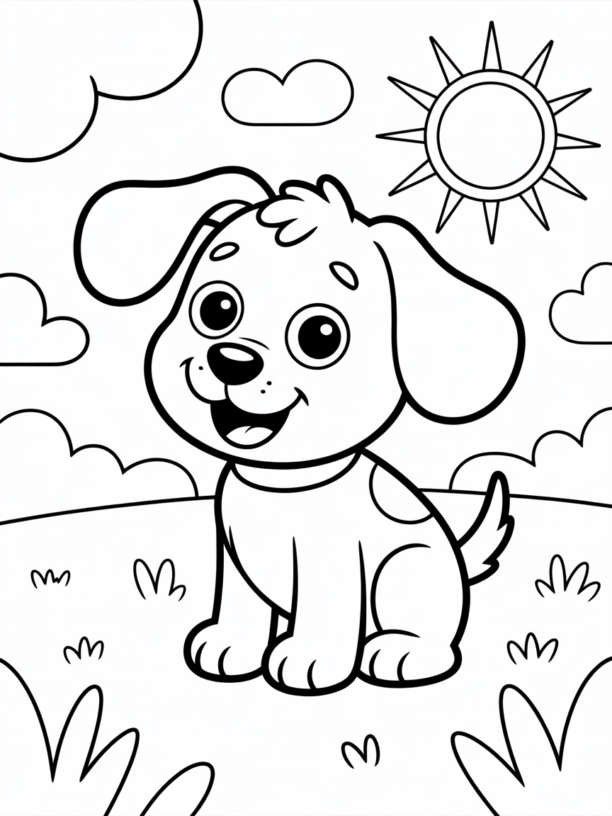 Boon - Free Coloring Page