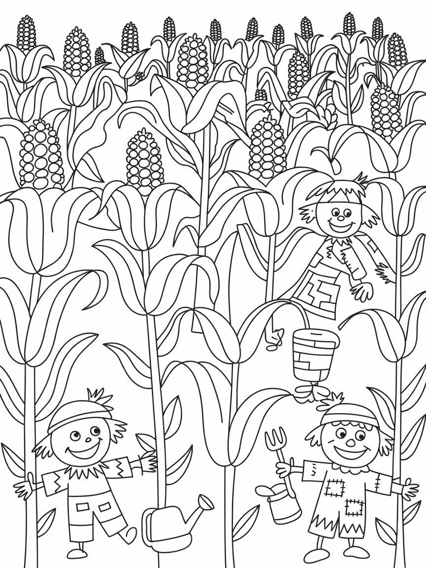 Coen field - Free Coloring Page