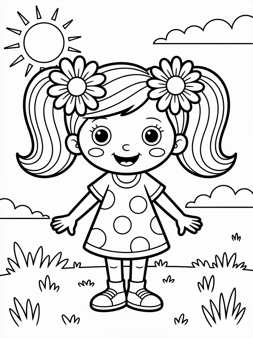 Irina - Free Coloring Page