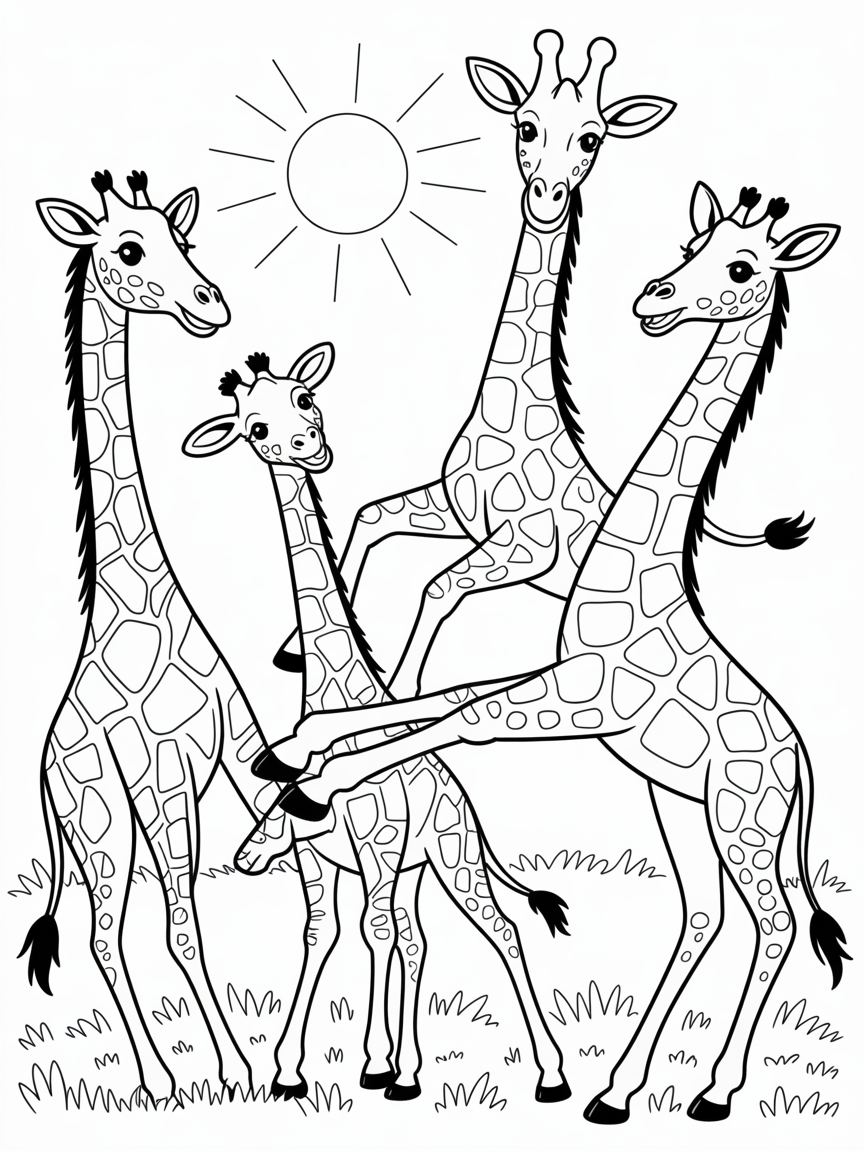 Giris dance g - Free Coloring Page