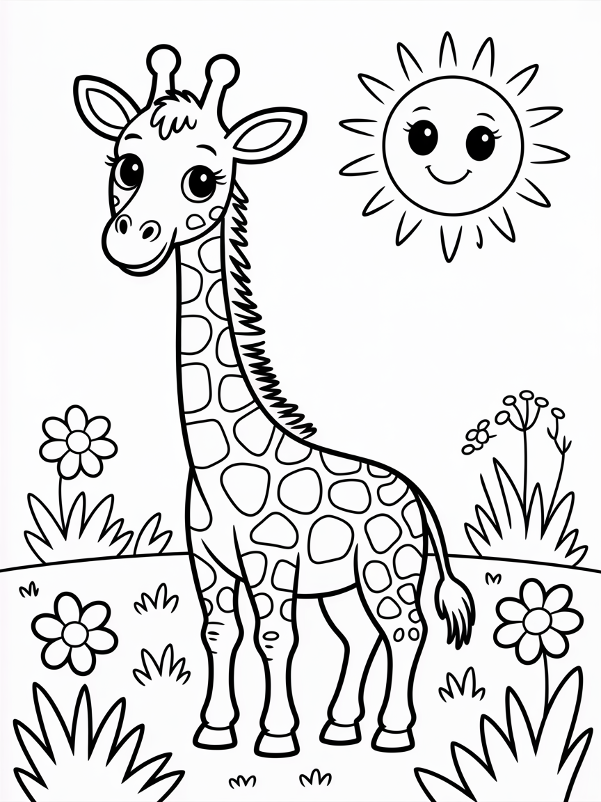 simple - Free Coloring Page