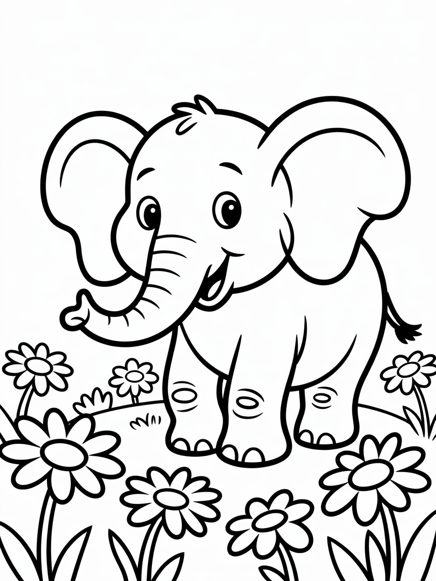 Blank - Free Coloring Page