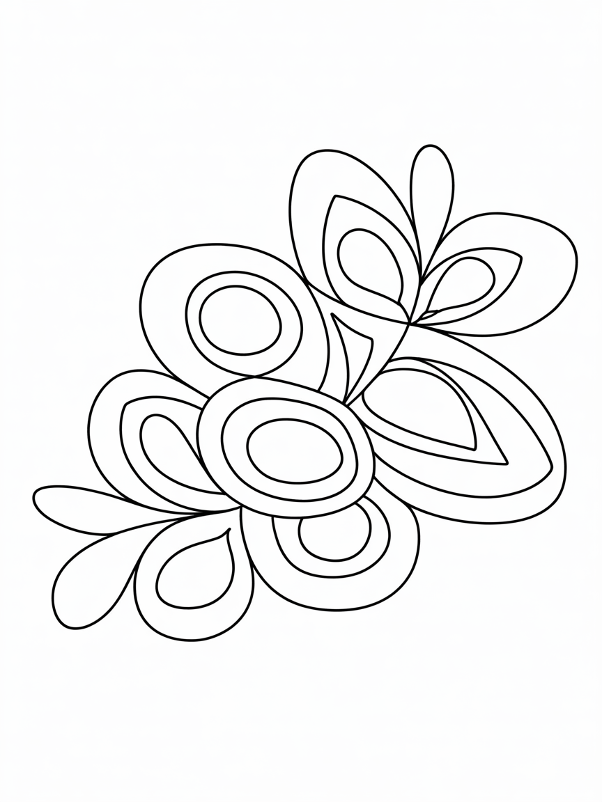 Rangoli - Free Coloring Page