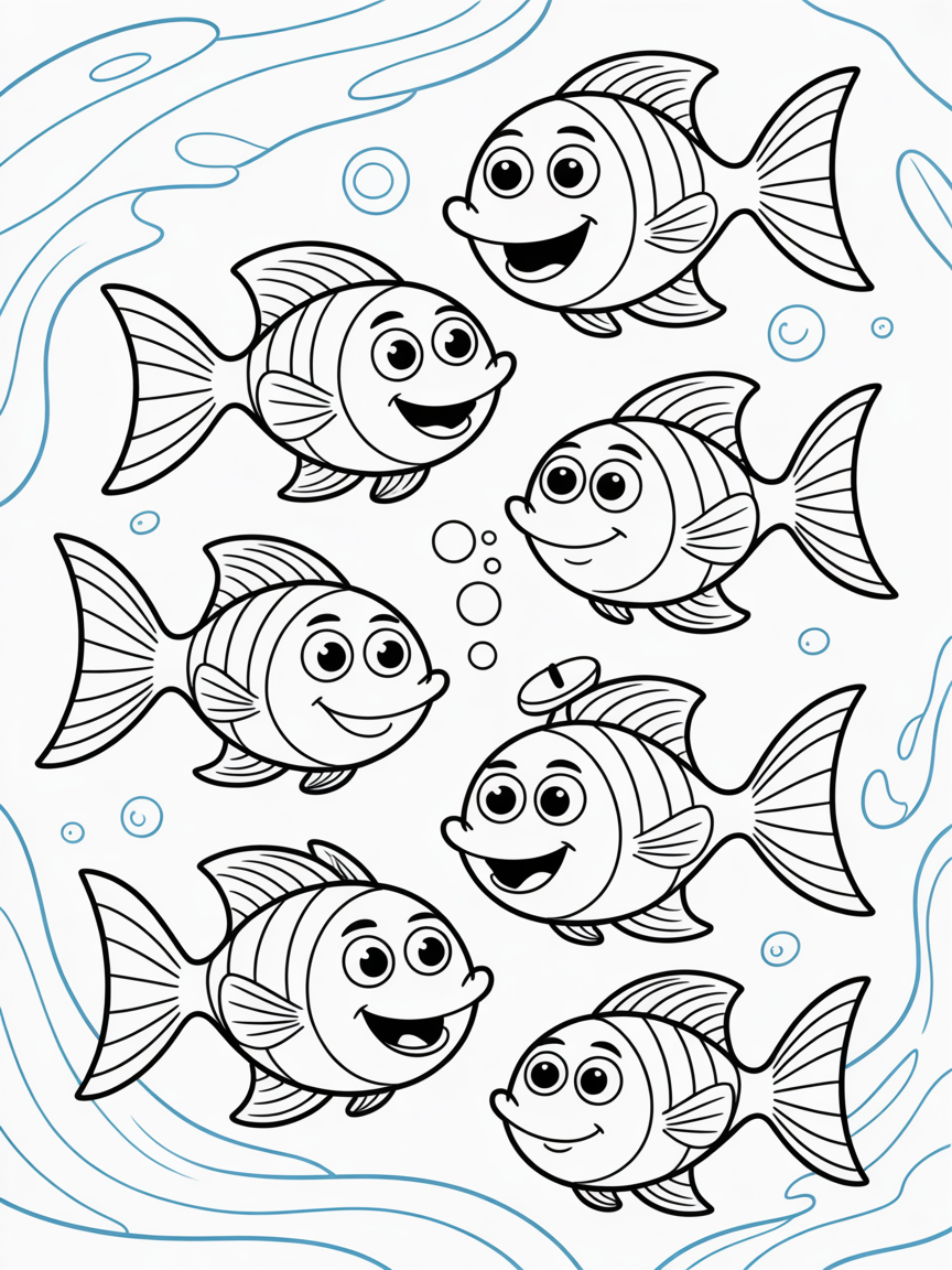 Fish - Free Printable Coloring Page - Free Coloring Page