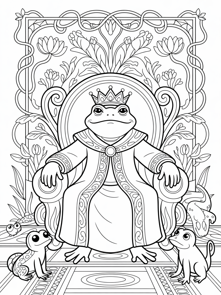 king deedeedee - Free Coloring Page