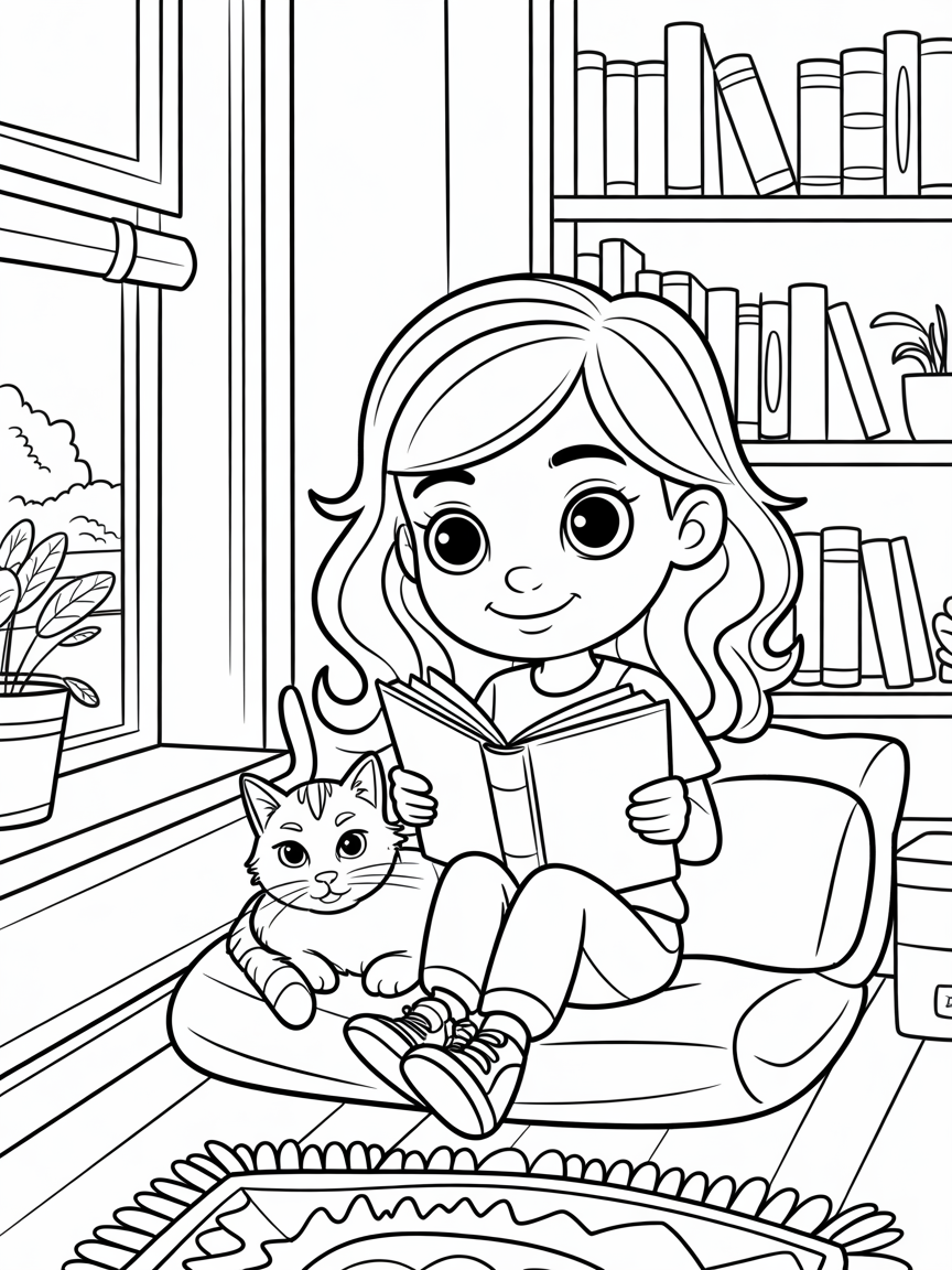 LEXI - Free Coloring Page