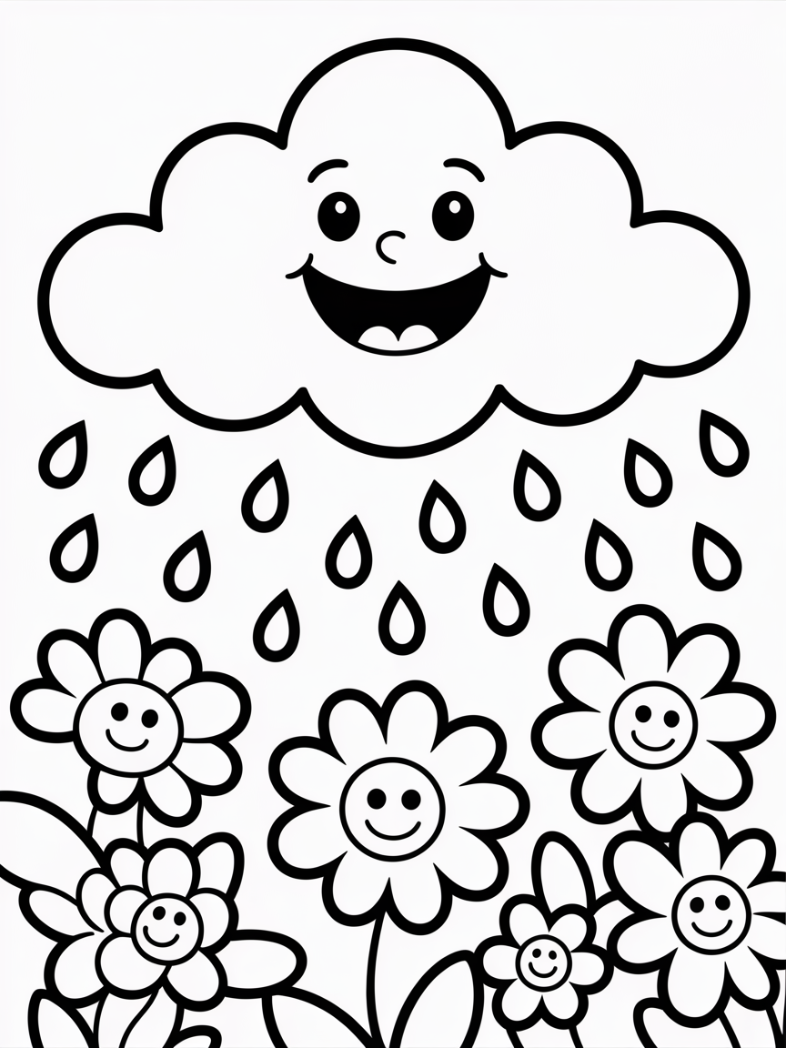 Whimsical - Free Coloring Page