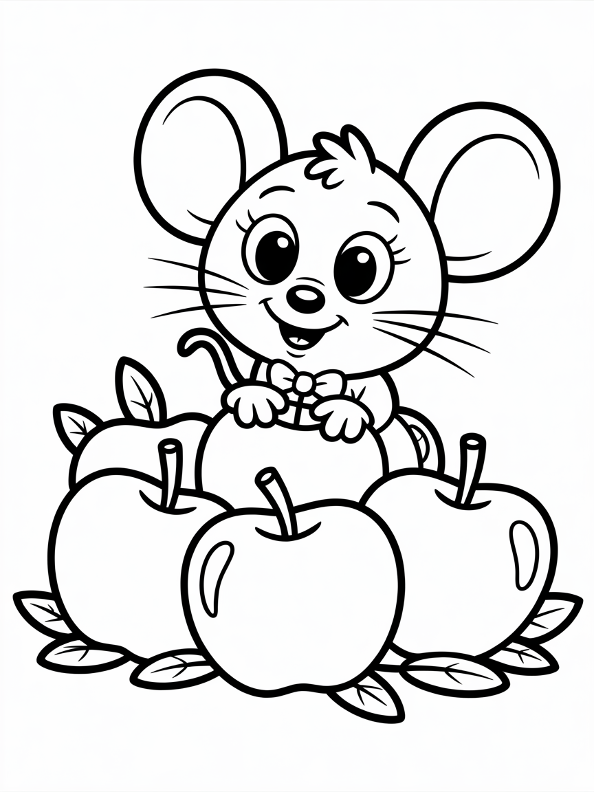Nibbles - Free Coloring Page