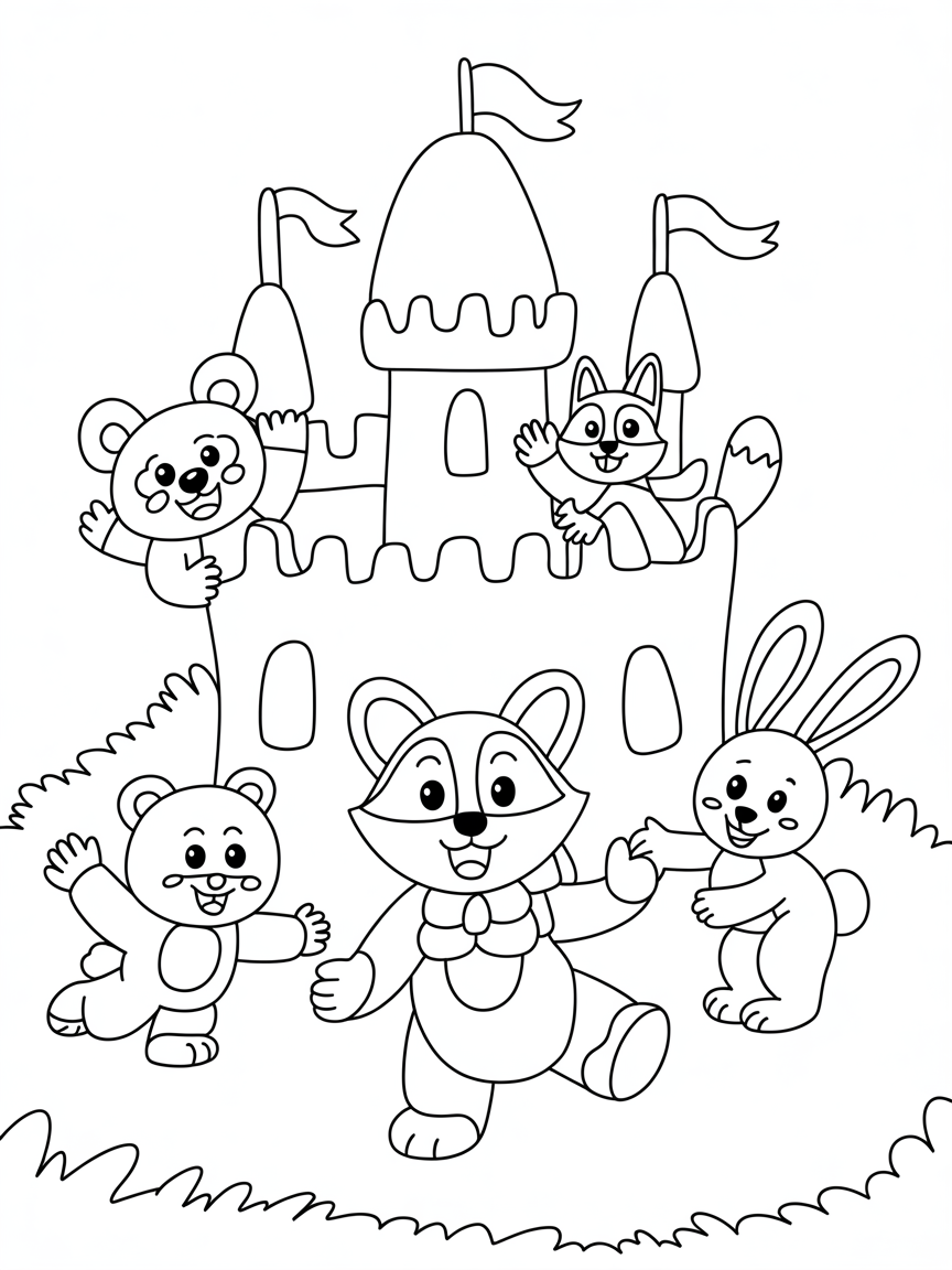 Farytell - Free Coloring Page