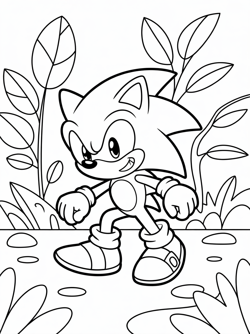 Sonic the hedgehog 2 real life - Free Coloring Page