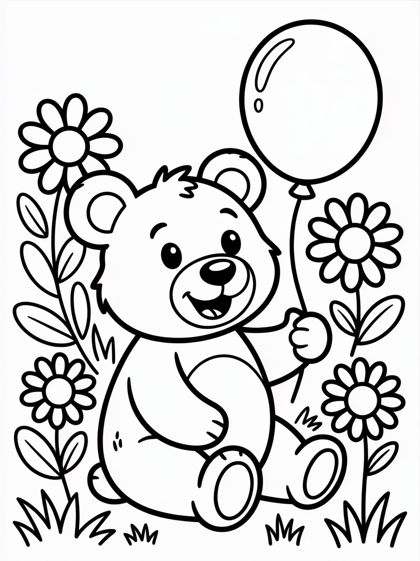 A lot of details - Free Coloring Page