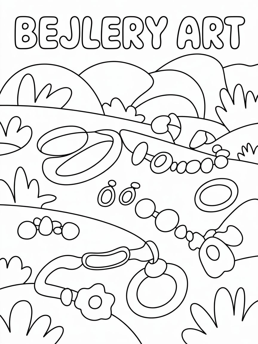 Bejllery Art - Free Coloring Page