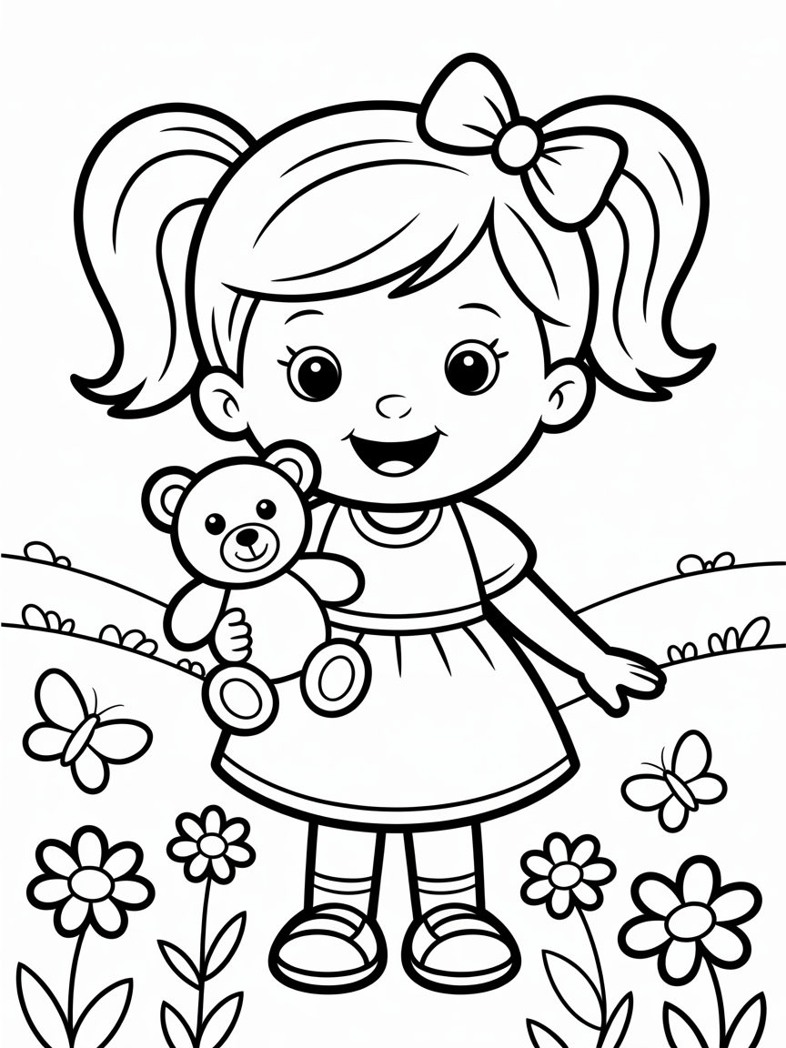 Wendy - Free Coloring Page