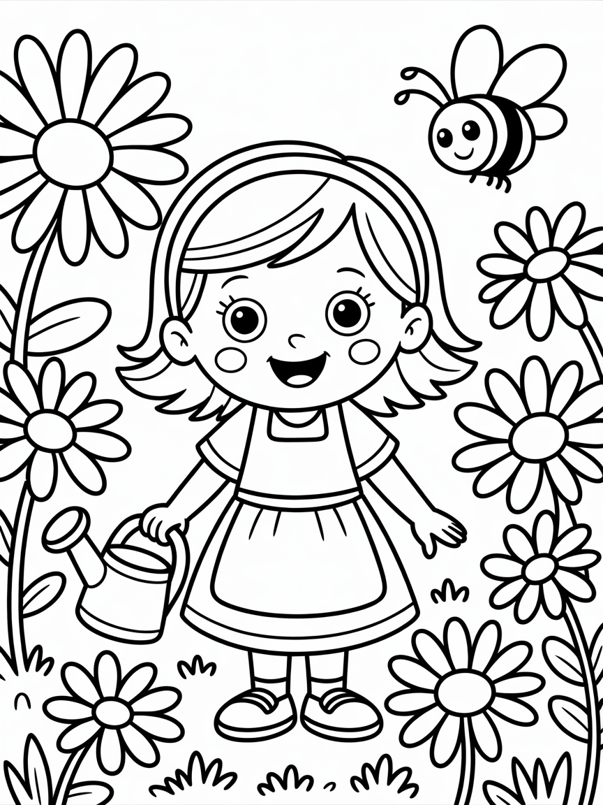 Wendy - Free Coloring Page