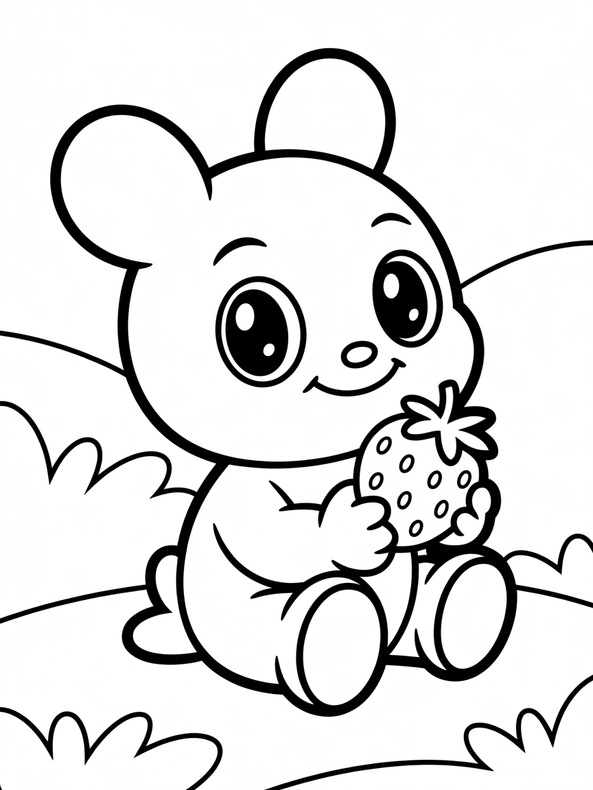 Chiikawa - Free Coloring Page