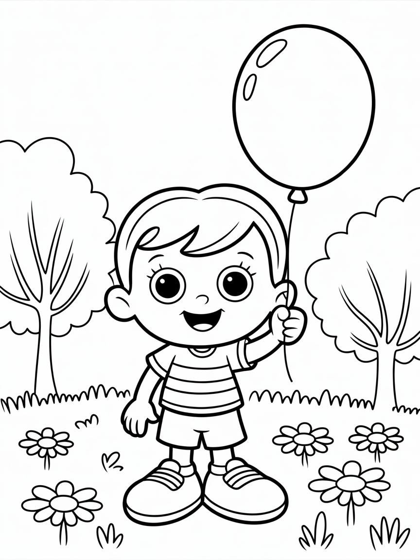 Gigi from dandys world - Free Coloring Page