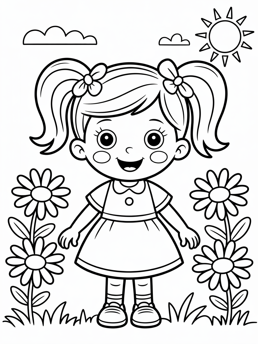 Maranda - Free Coloring Page