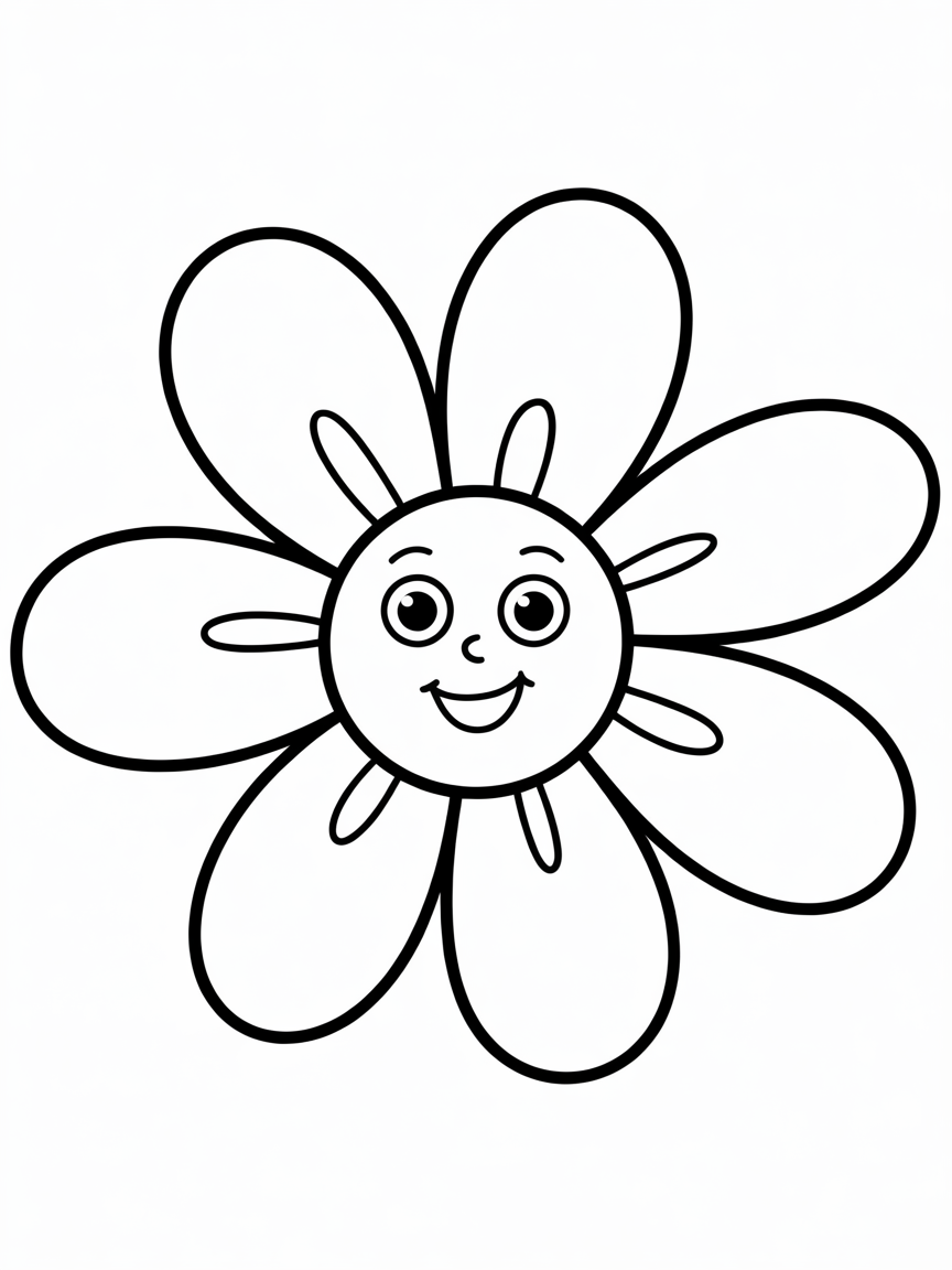 Flower hard colouring patterns - Free Coloring Page