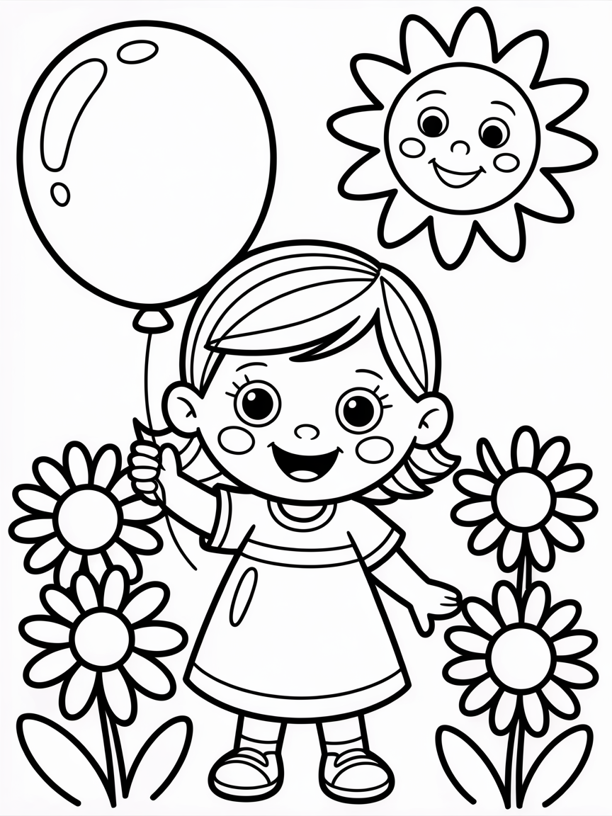 Alina - Free Coloring Page