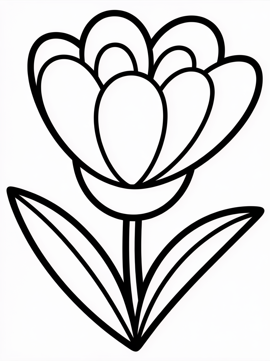 Lavendar - Free Coloring Page