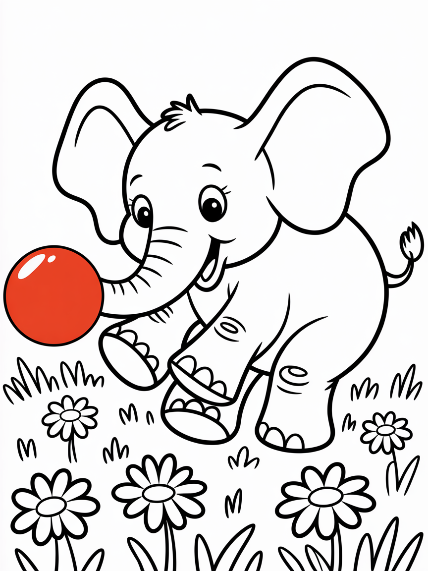 For Kids - Free Coloring Page