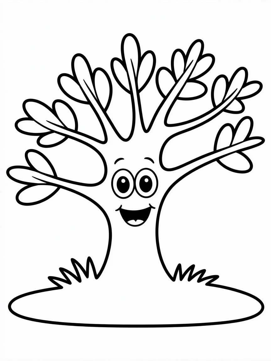 Wood seen - Free Coloring Page