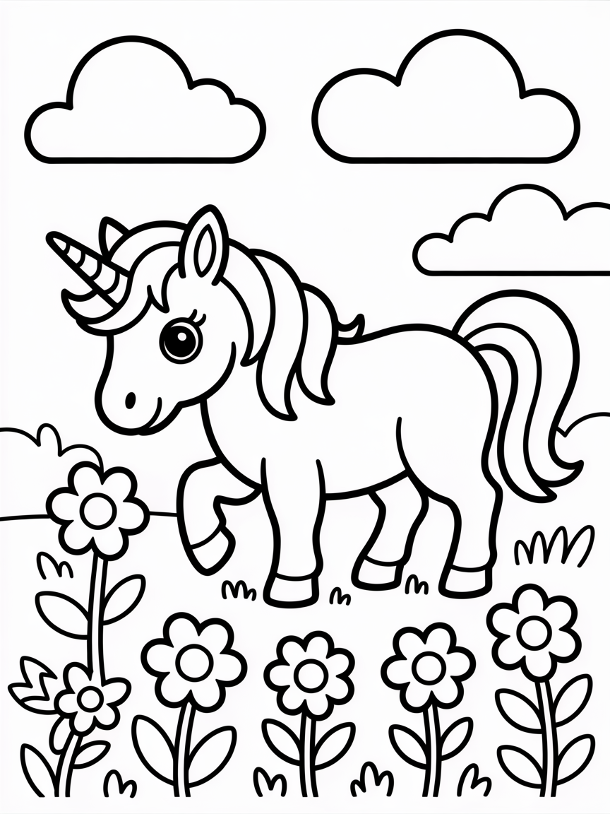 For 5 year old girls - Free Coloring Page