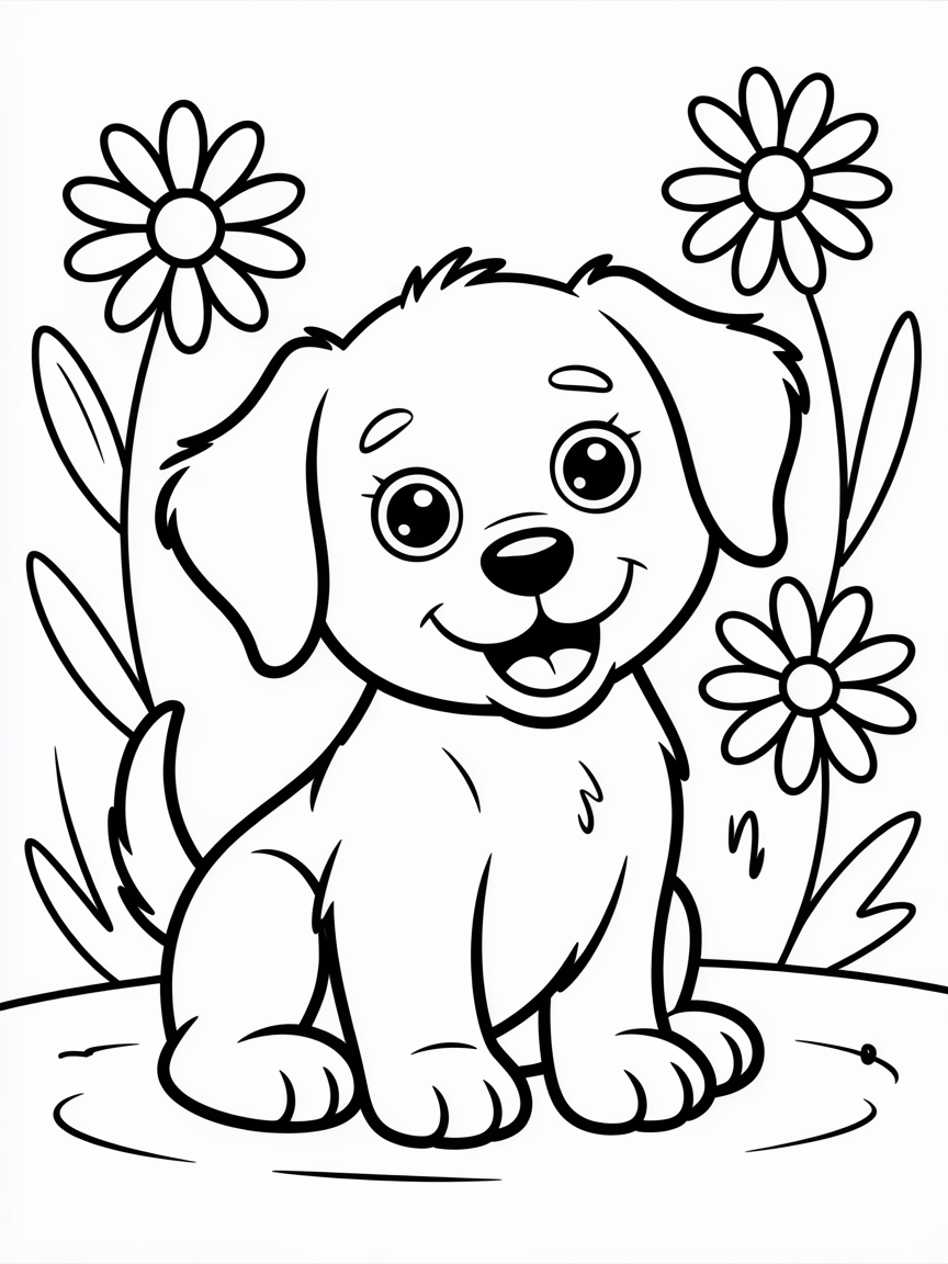 pupel - Free Coloring Page