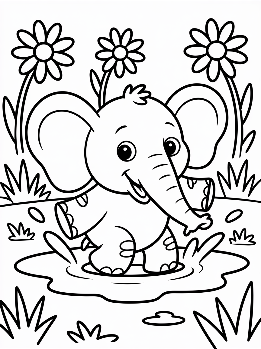 Something that my 4 year old son can colour - Free Coloring Page