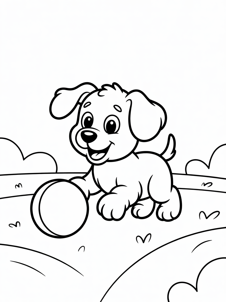 Bosco - Free Coloring Page