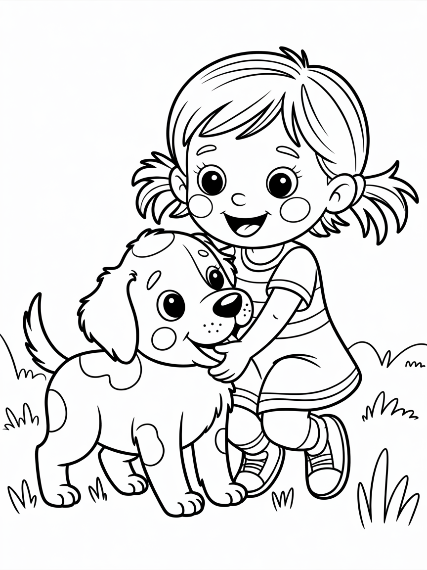 Hannah - Free Coloring Page