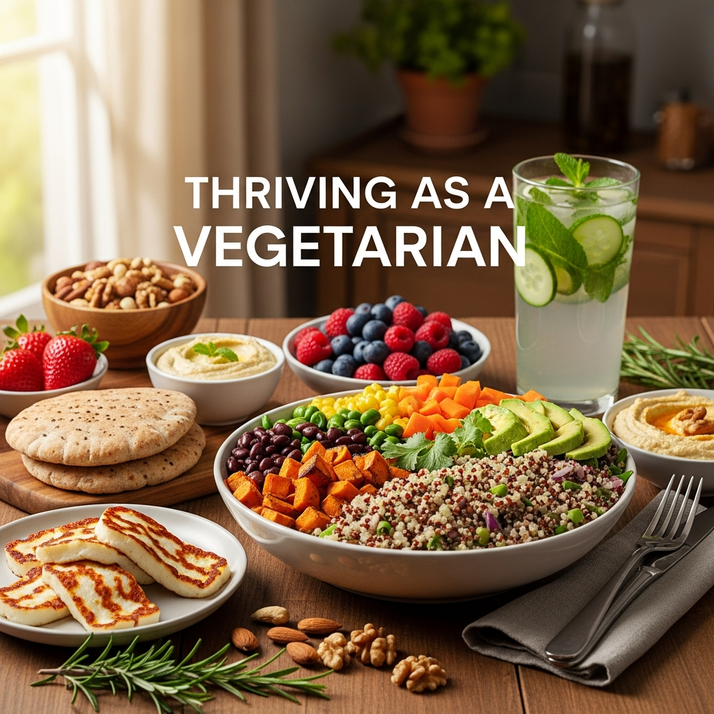 "Thriving as a Vegetarian: Unleashing the Veggie Lover and Plant-Eater Within You"