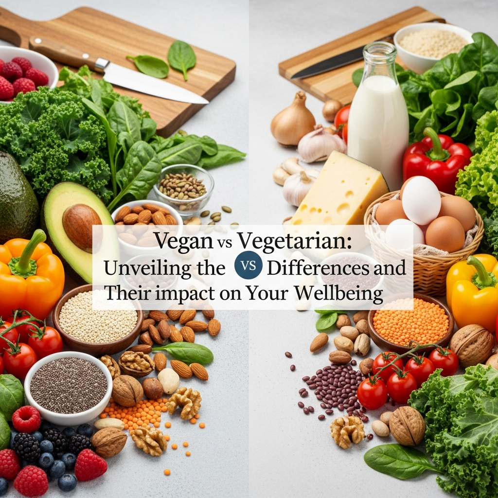 "Vegan vs Vegetarian: Unveiling the Key Differences and Their Impact on Your Wellbeing"