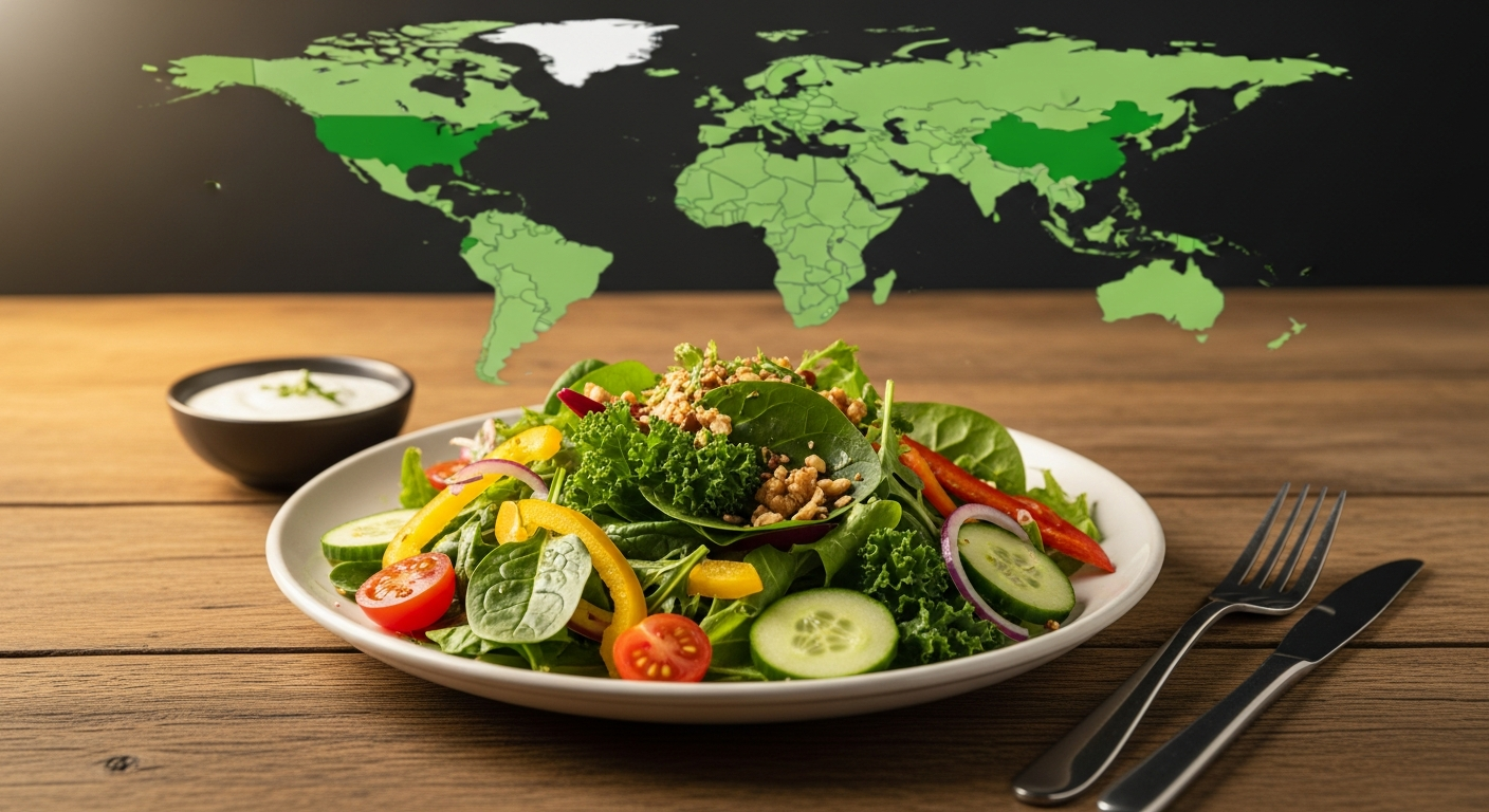 "Embracing Green Plates: The Rise of Vegetarianism in India and Globally"