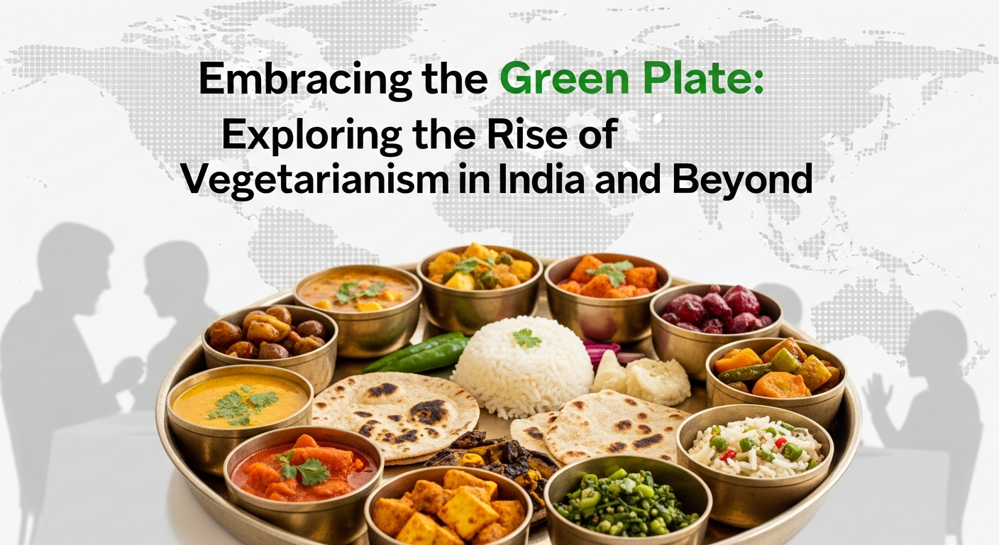 "Embracing the Green Plate: Exploring the Rise of Vegetarianism in India and Beyond"