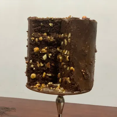 Luxury Salted Caramel & Roasted Hazelnut Chocolate Gateau gallery 3