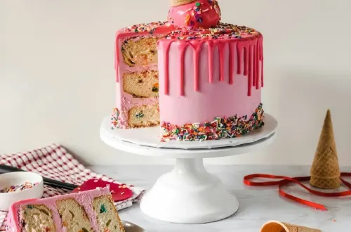 Multi-tier luxury wedding cake with floral details