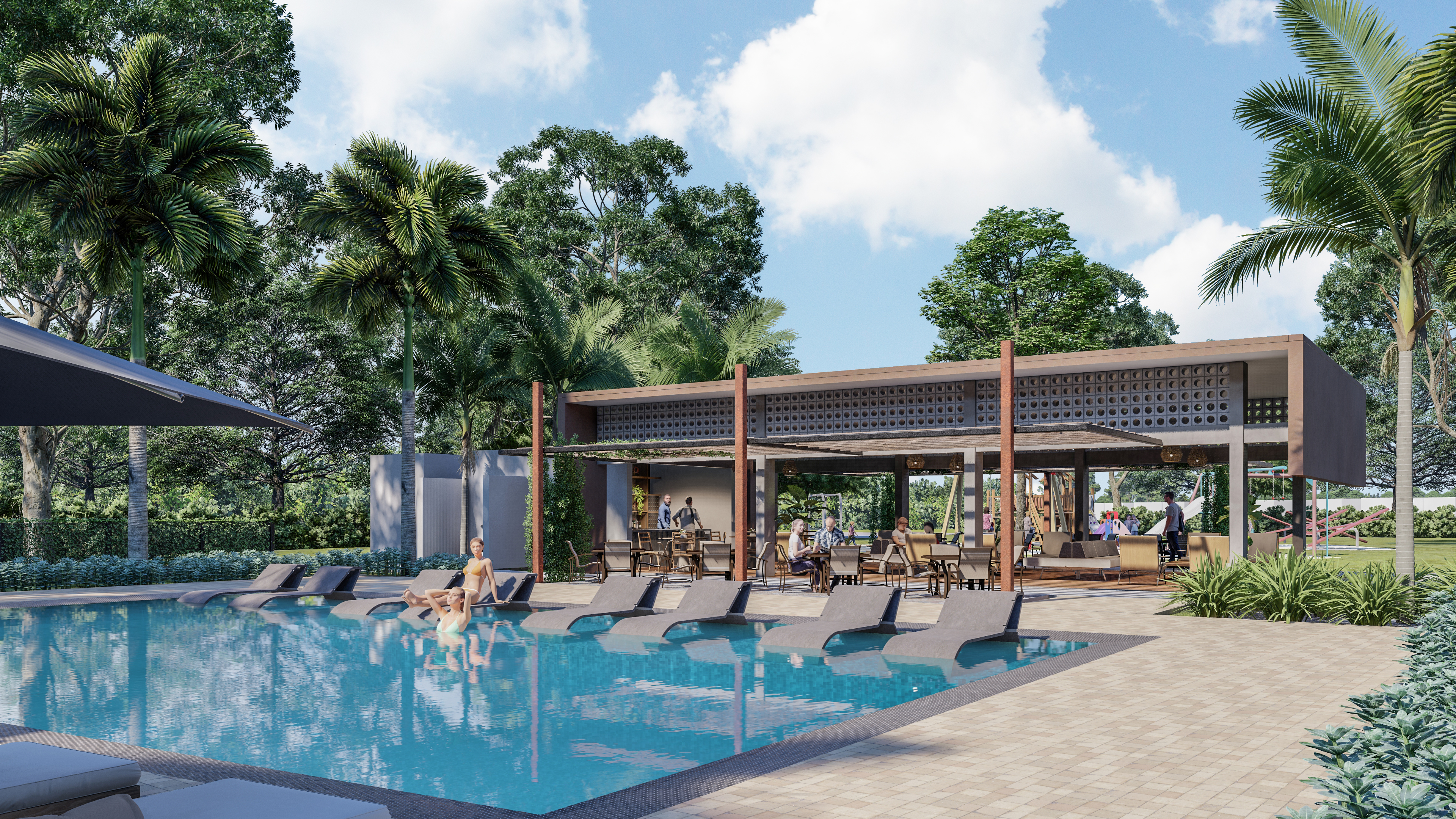 Casa Club piscina