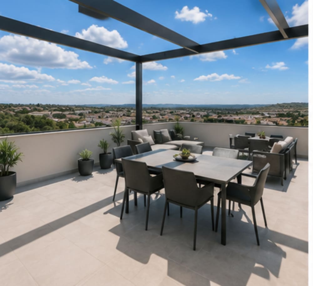 Modern Brand New 3-Bedroom Penthouse with A Large Terrace in Gharghur — Gharghur, Malta