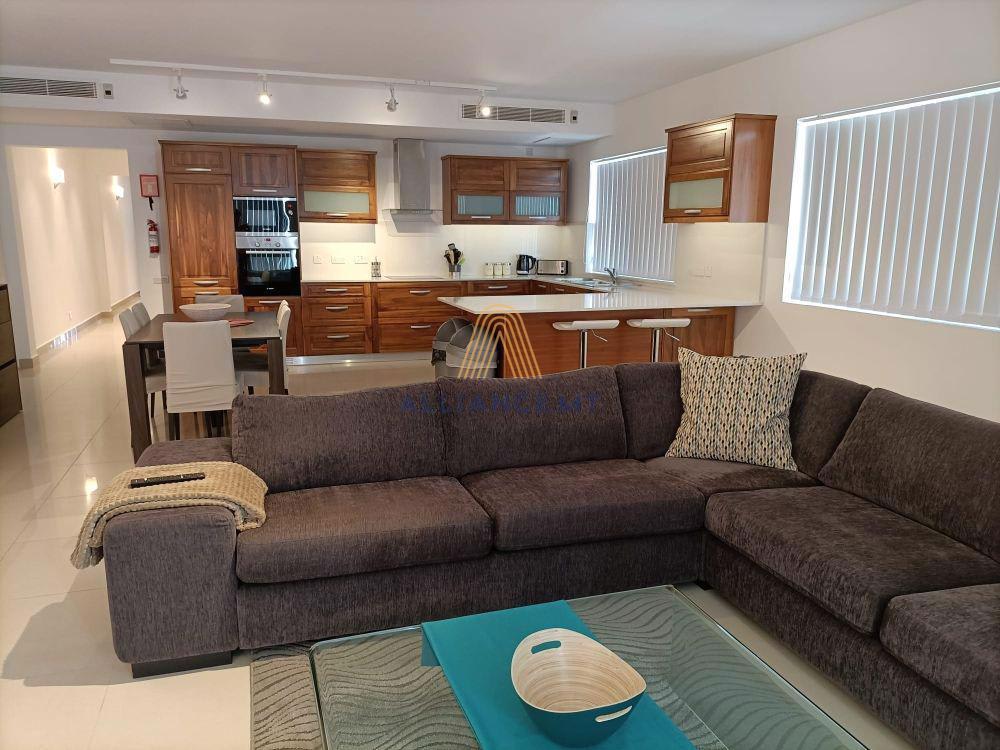 2 Bedroom Maisonette (Studio) for Rent in Swieqi — Swieqi, Malta